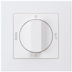 Interrupteur rotatif ENC 0-Man-0-Aut. kallysto.pro 2/1L blanc avec manette