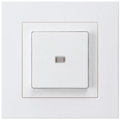 Interrupteur poussoir lumineux ENC kallysto.pro 3/1P blanc