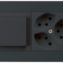 UP-Kombination kallysto.pro 3/1P+3×T13 schwarz horizontal