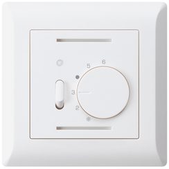 Thermostate d'ambiance ENC kallysto.line blanc avec interrupteur