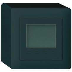 Thermostat d'ambiance AP Hager kallysto Q avec écran noir