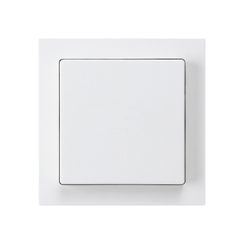 Kit frontal kallysto 60×60 blanc pour interrupteur/contact à poussoir