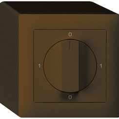 Interrupteur rotatif AP kallysto 1/1L brun avec manette