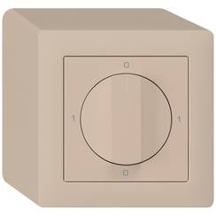 Interrupteur rotatif AP kallysto 1/1L beige, avec manette