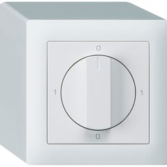 Interrupteur rotatif AP kallysto 1/1L blanc avec manette