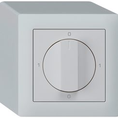 Interrupteur rotatif AP kallysto 0/3L gris clair avec manette